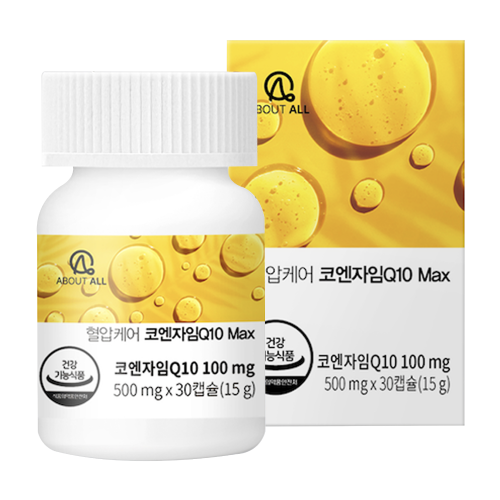 어바웃올 혈압케어 코엔자임 Q10 Max 30캡슐, 1개 - 메인 이미지