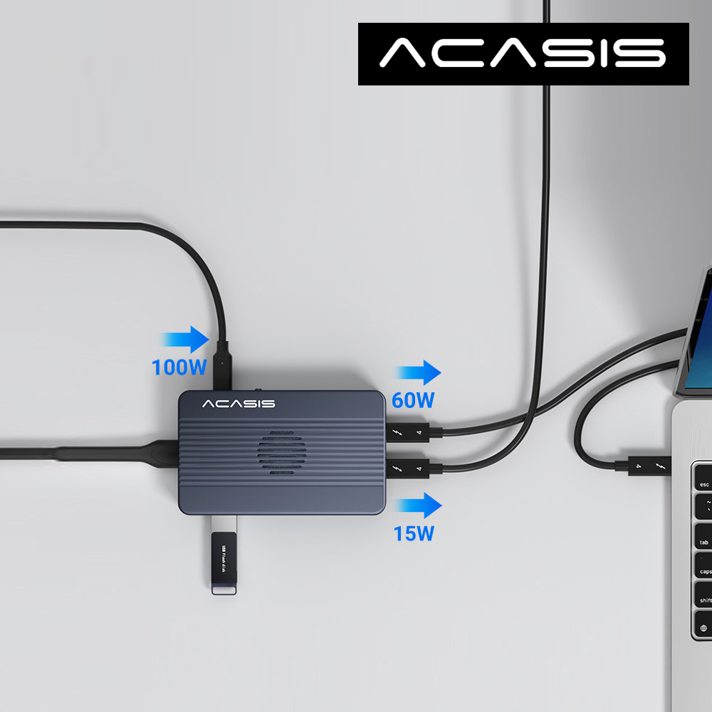 삼성 990PRO 탑재 ACASIS 아카시스 TBU-405PROMax 외장SSD 2TB USB4 40G - 상세 이미지 5