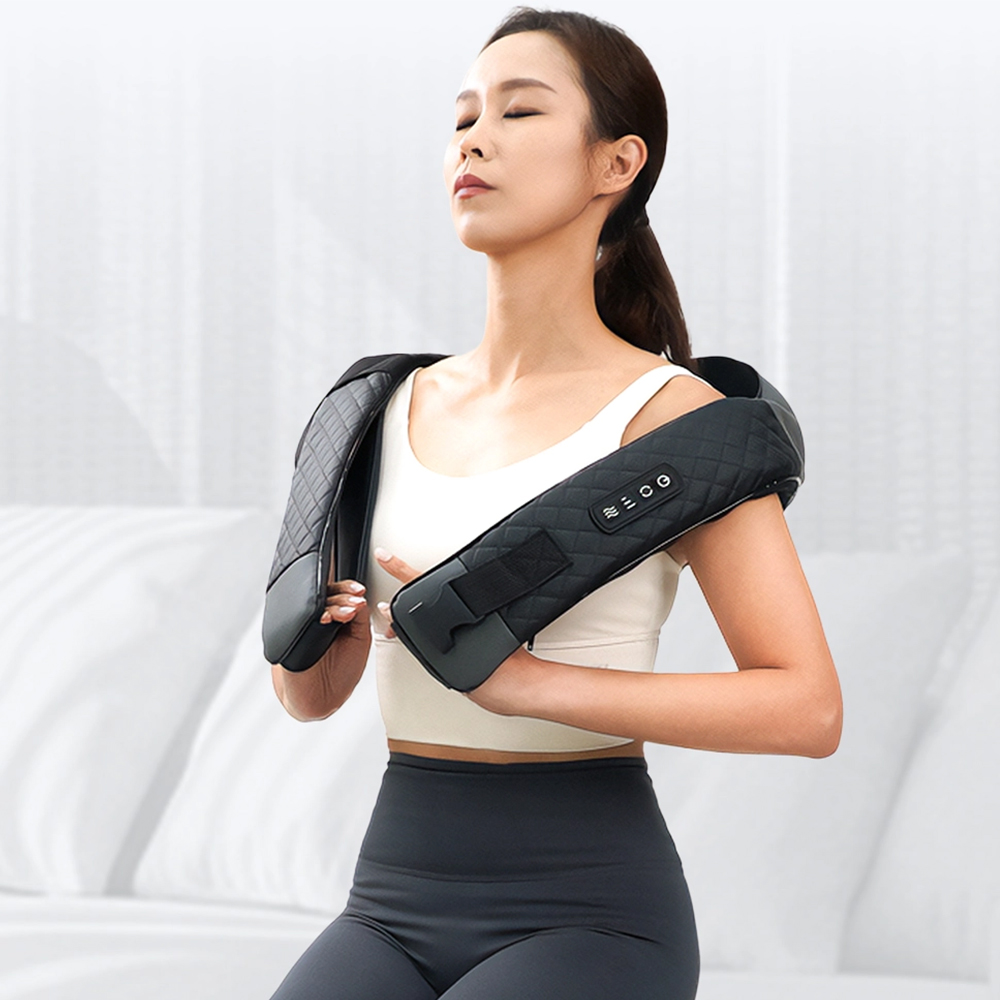 이고진 풀어보리 허그 자유 버클 무선 안마기 승모근 온열