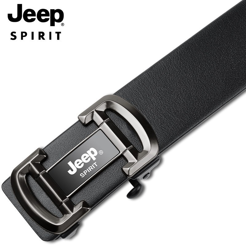 JEEP SPIRIT 남성 최고급 소가죽 자동 버클 벨트 상품 이미지