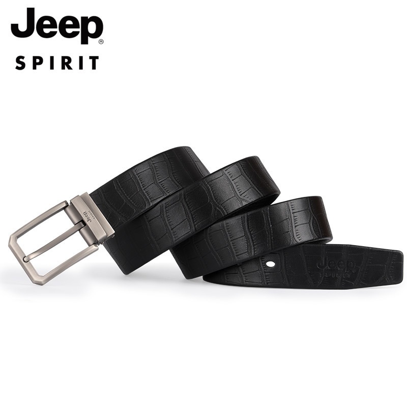 JEEP SPIRIT 남성벨트 천연가죽 캐주얼 버클 벨트 T0436 - 상세 이미지 2