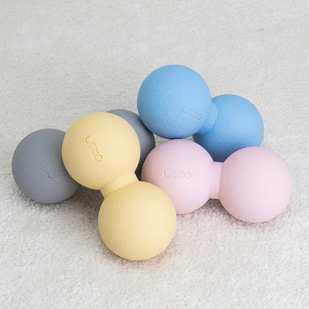 레토 TPE 듀얼 땅콩 마사지볼 필라테스 지압 땅콩볼 LYB-P02