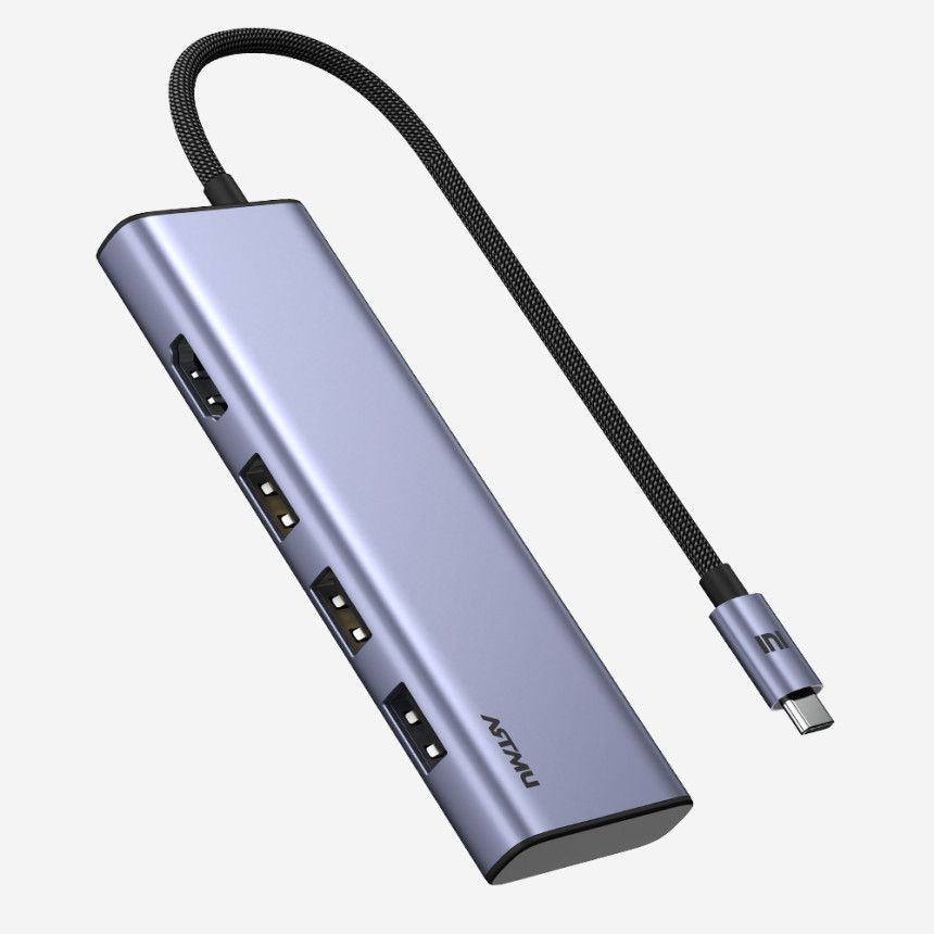 USB C타입 6in1 4K 60hz Gen2 10Gbps 멀티 허브 MH320 사진 2