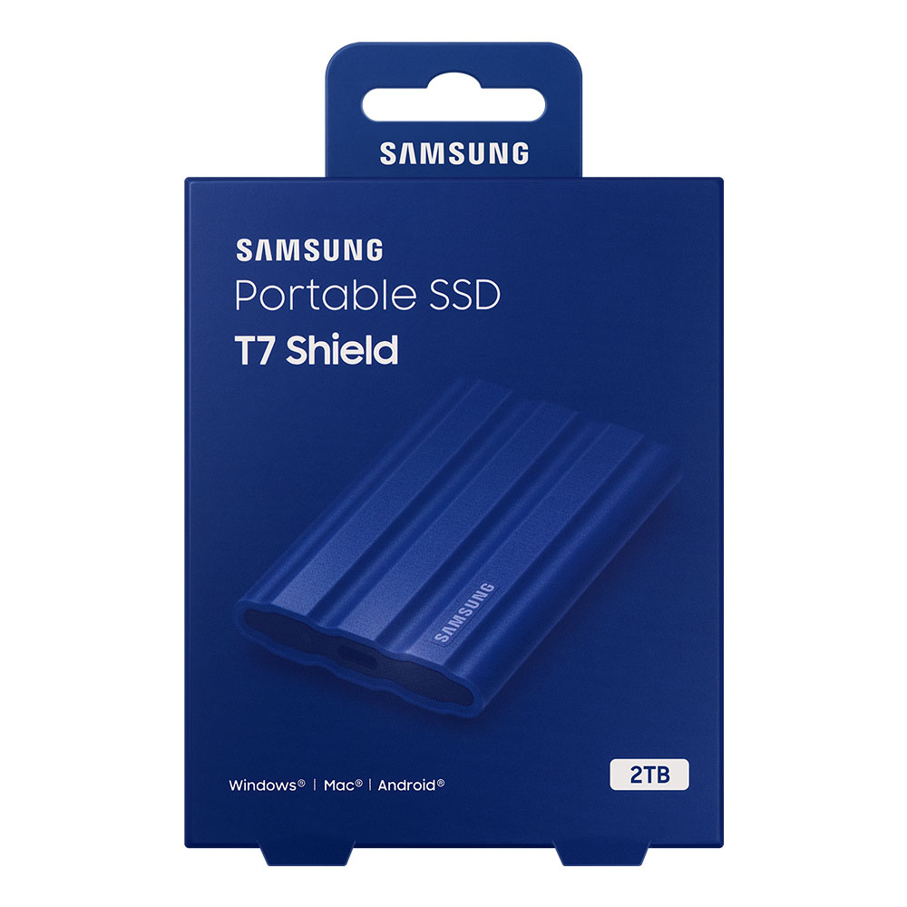 삼성전자 삼성 T7 Shield 실드 + 전용파우치 2TB, 블루 - 상세 이미지 4