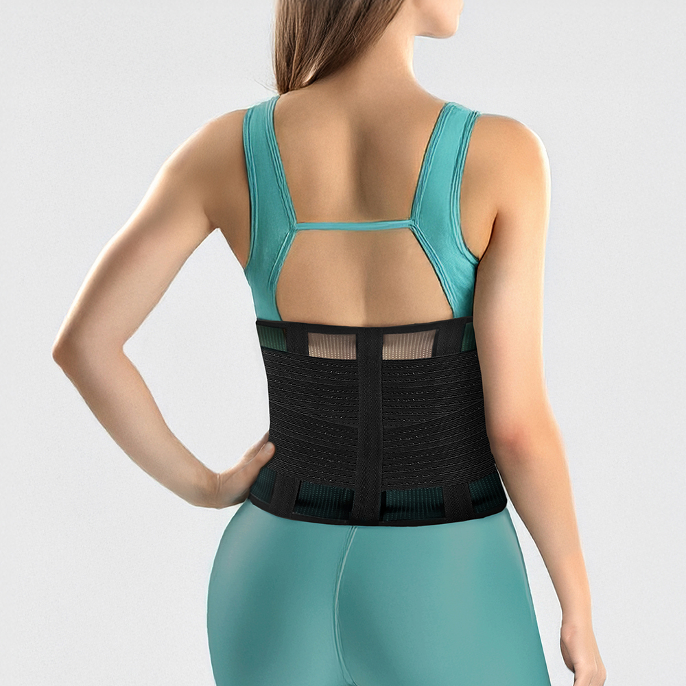 레토 5중 지지대 허리보호대 허리복대 남녀공용 110cm 길이 밴드 LSL-WB04