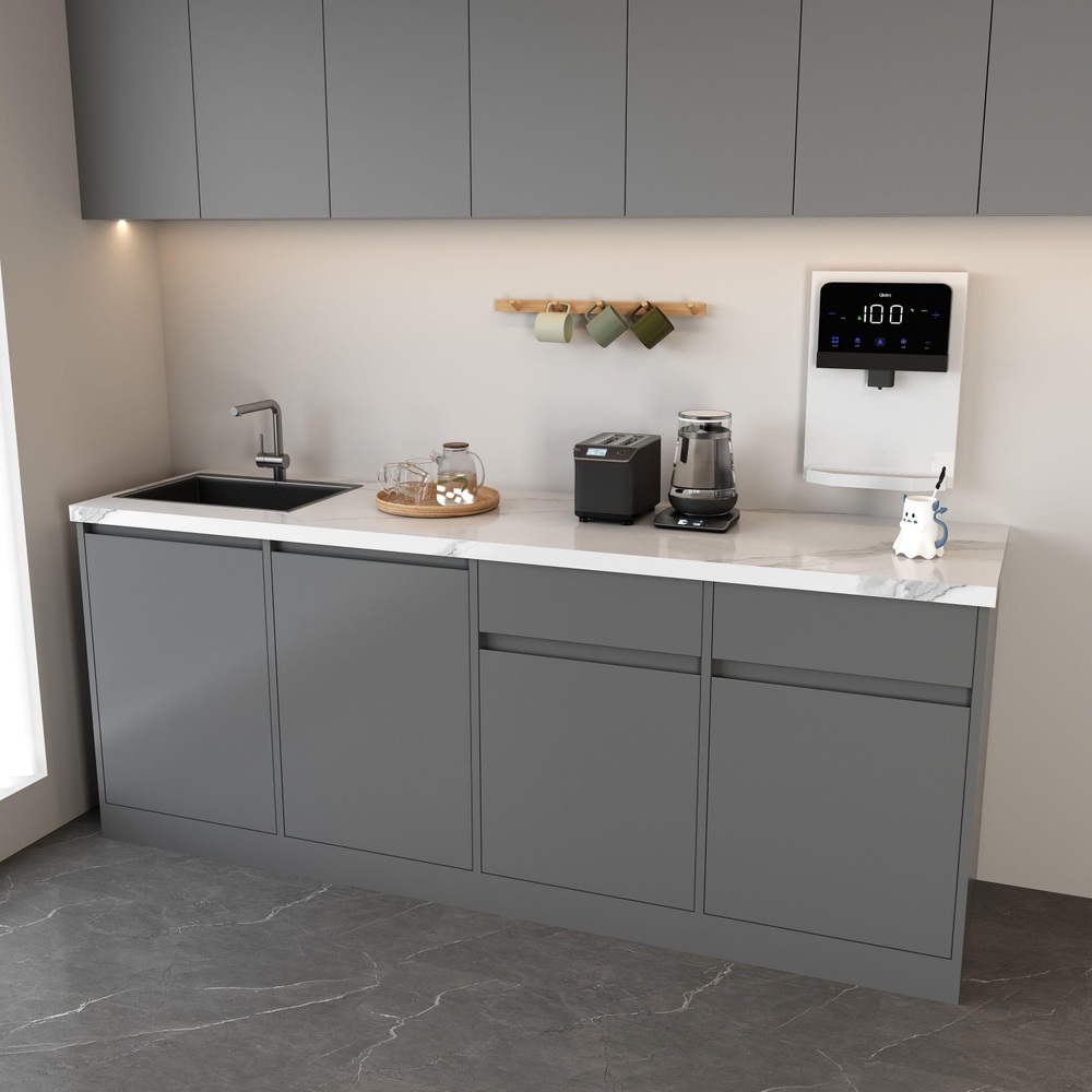 대리석 바테이블 카페 주방 인테리어 테이블 월넛 180x60x90cm - 상세 이미지 3