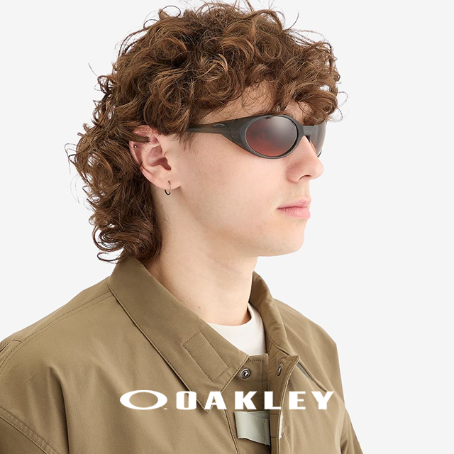 오클리 선글라스 아이자켓 리덕스 9438 블랙 실버 남자 여자 러닝 편광 선글라스