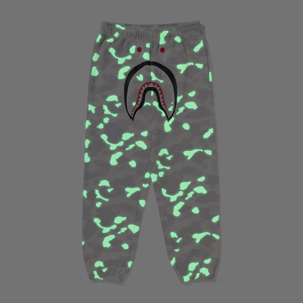 베이프 바지 CITY CAMO SHARK RELAXED FIT SWEATPANTS 1L80-152-312 - 상세 이미지 4