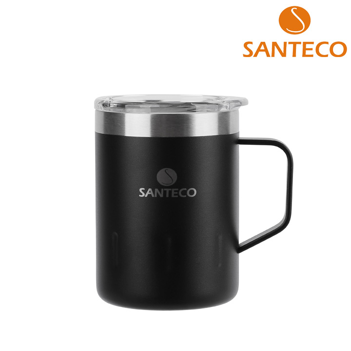 [산테코] 케미2 보온보냉컵 350ml (카본블랙) - 상세 이미지 2