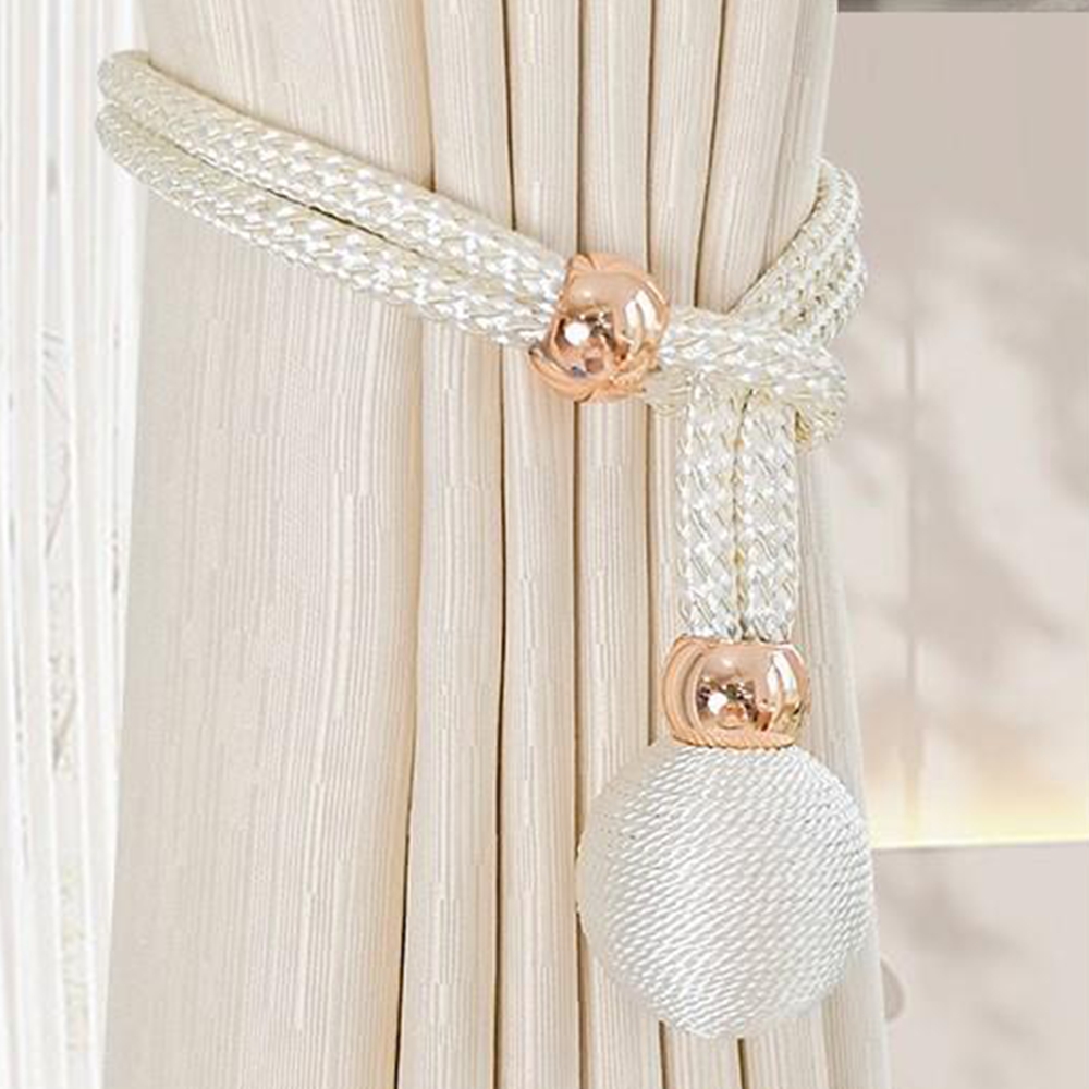 예쁜 커튼타이백 커튼고정클립 스트랩 태슬 집게 홀더