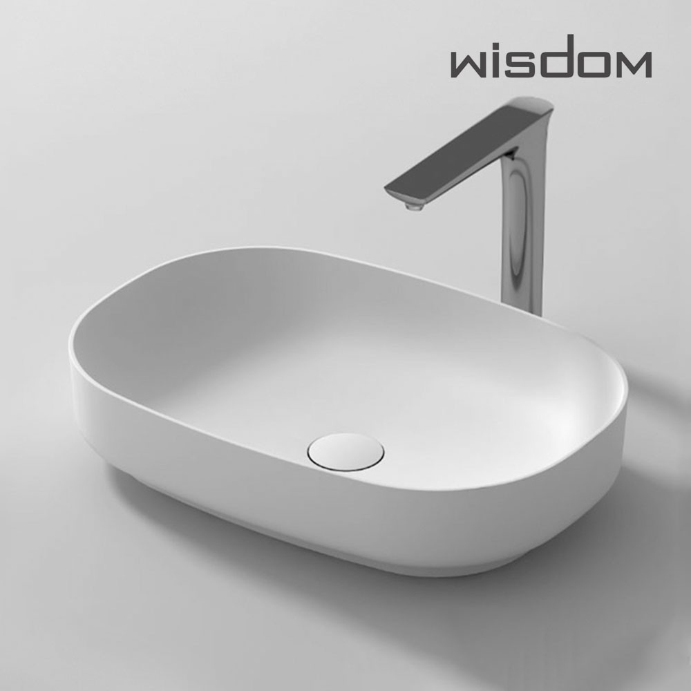위즈덤 WD38579 액상아크릴 탑볼 세면기 (550) - 상품 이미지