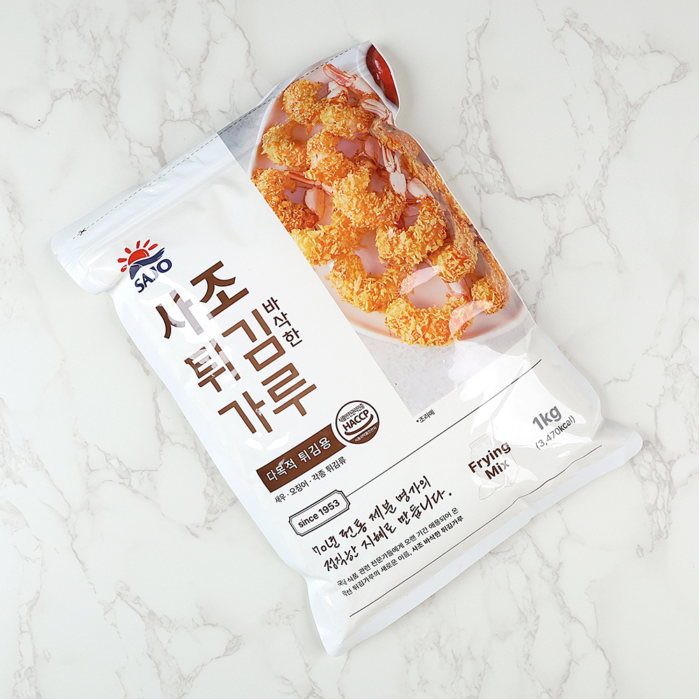 사조 바삭한 튀김가루 업소용 1kg, 1개 - 상품 이미지