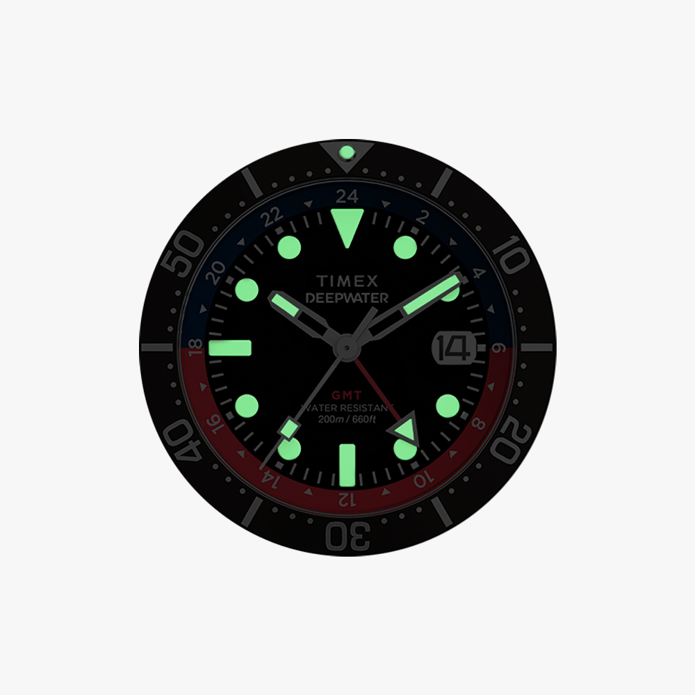 타이맥스 딥워터 리프200 GMT 남성용 수영워치 41mm TW2W75000 - 상세 이미지 5