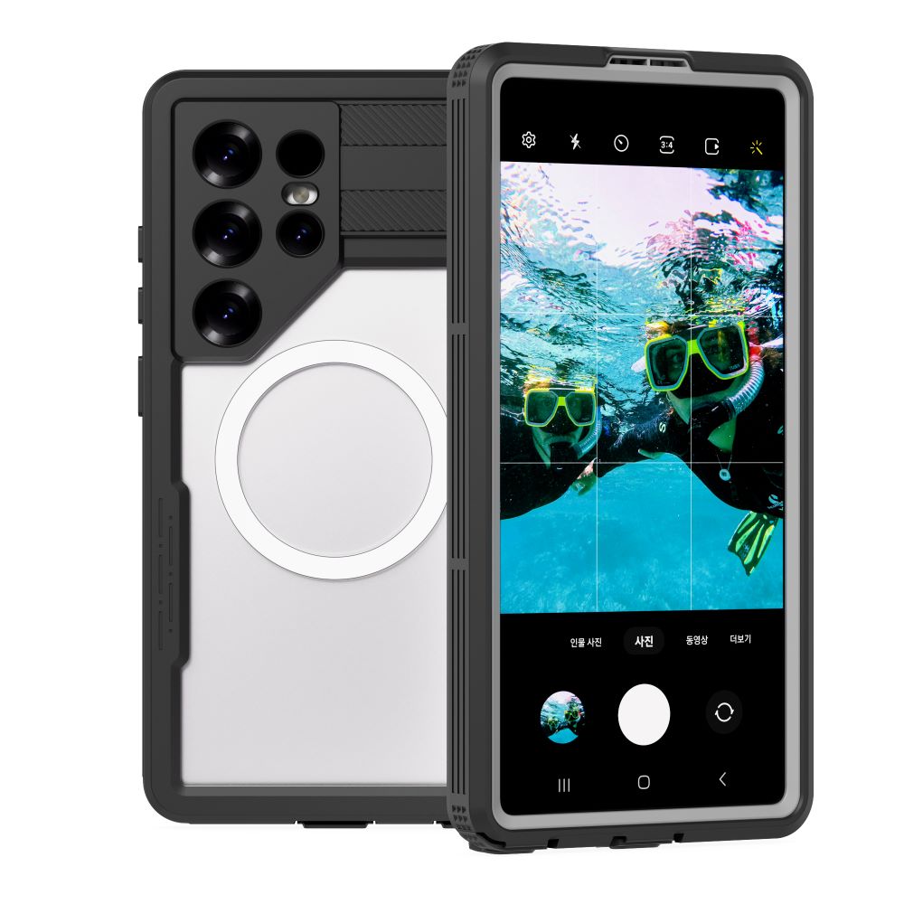 아이엠듀 방수케이스 블랙, 갤럭시S25 울트라