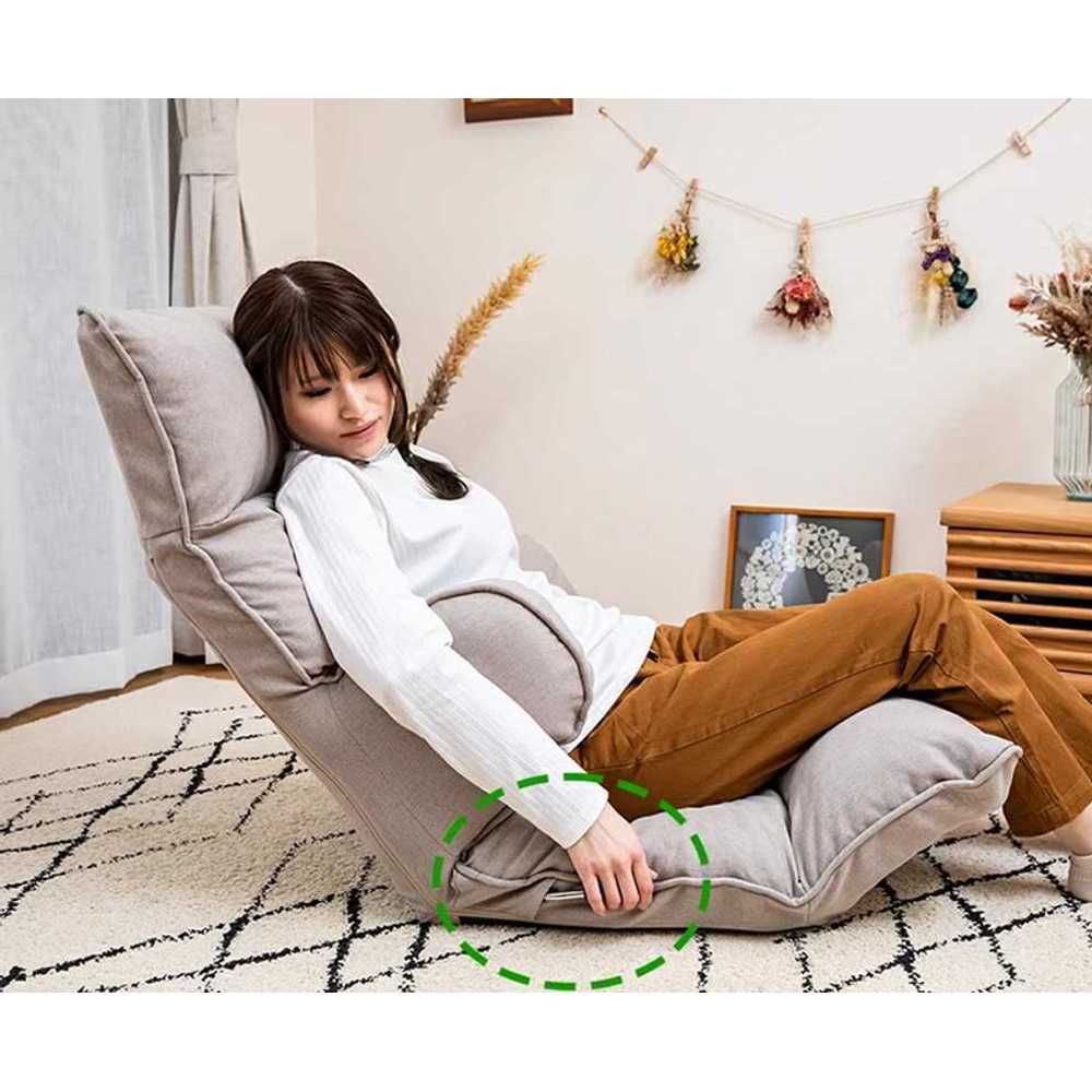 팔걸이 좌식 소파 쿠션형 편안한 좌식생활 거실의자 GBE 143x56cm - 상품 이미지