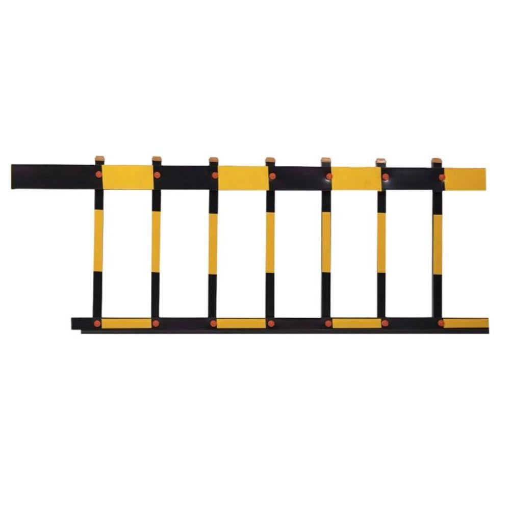 주차 차단 펜스 바리케이트 출입문 지주 공장 행사장 3m 노란검정 사각 (100x45cm) - 상품 이미지