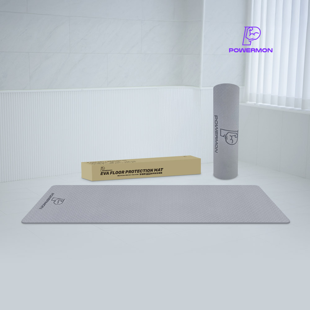 파워몬 헬스 바닥보호 매트 1200x700 6T EVA 운동기구 층간소음 완화 충격흡수 - 메인 이미지
