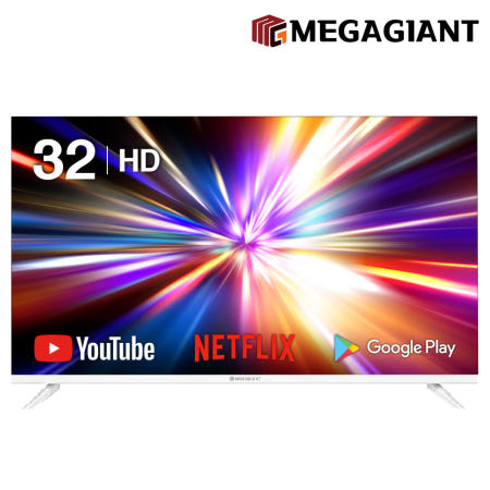 메가자이언트 81cm(32인치) HD 구글 스마트TV 모니터 1등급 화이트 GTNB320HD11