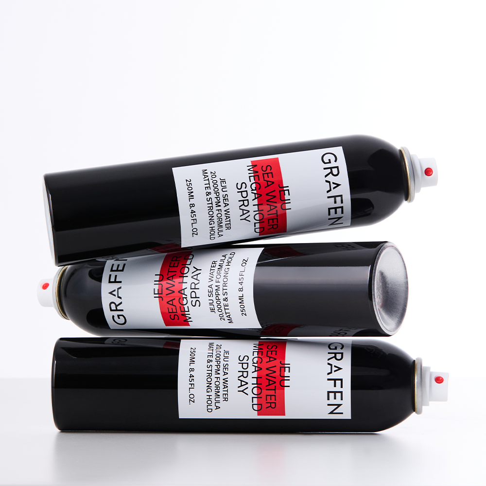 그라펜 강력고정/가스타입 제주 해수 메가홀드스프레이 350ml, 1개 이미지 7
