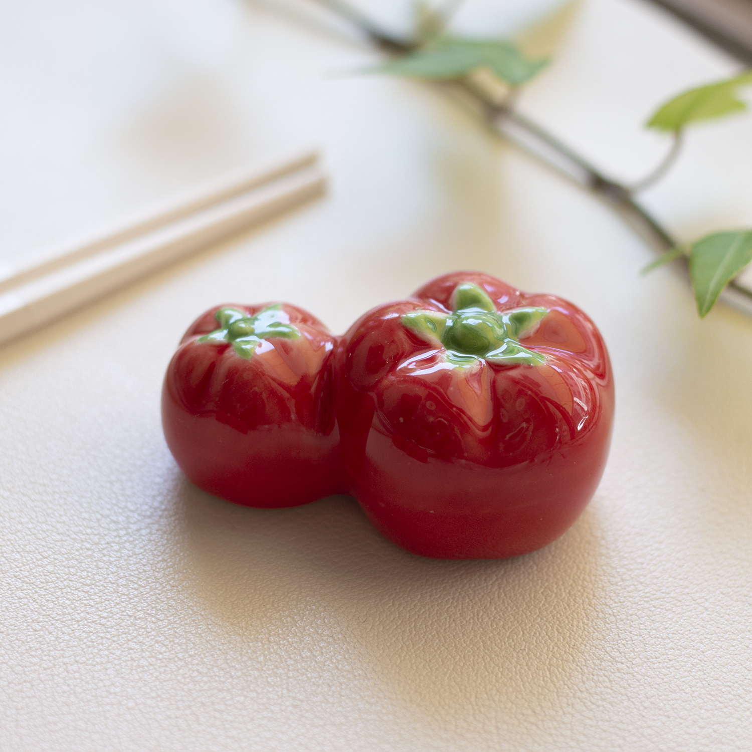 토마토 도자기 젓가락 받침 - 상세 이미지 3