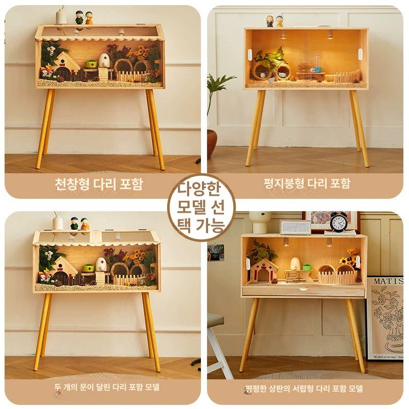 병아리육추기 미니 메추리키우기 인큐베이터 닭장 부화기 50x30x30 천창형 다리 포함 고급 - 상세 이미지 3