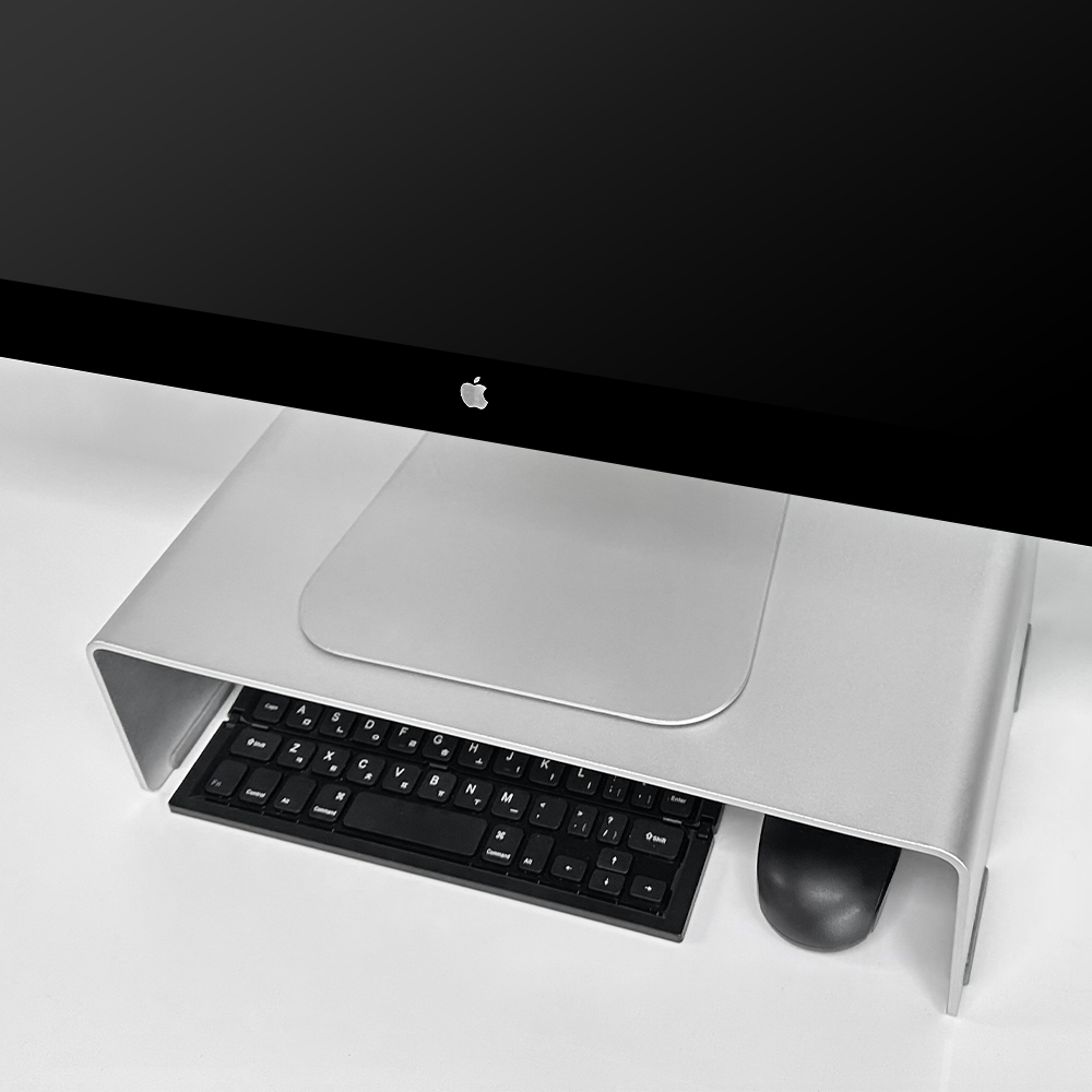 일렉싱크 알루미늄 높은 아이맥 모니터 받침대 360mm, 스페이스그레이