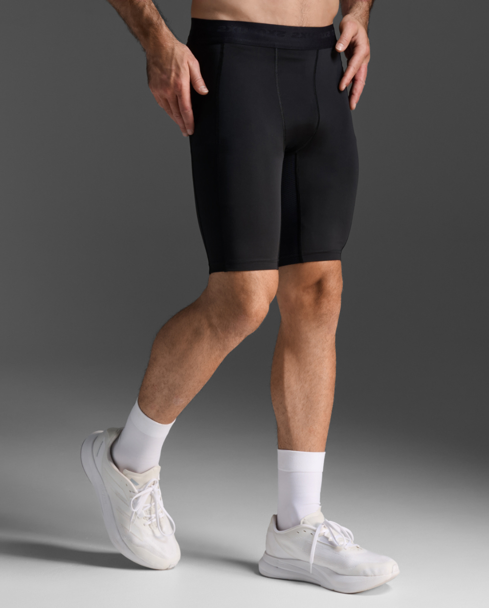 2XU 베이스 레이어 컴프레션 쇼츠 운동 바지 MA7198BBLK-NRO - 상세 이미지 5