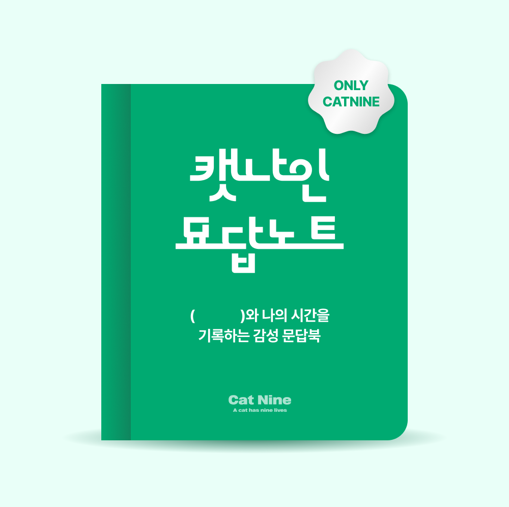캣나인 감성 문답북 묘답노트 - 메인 이미지
