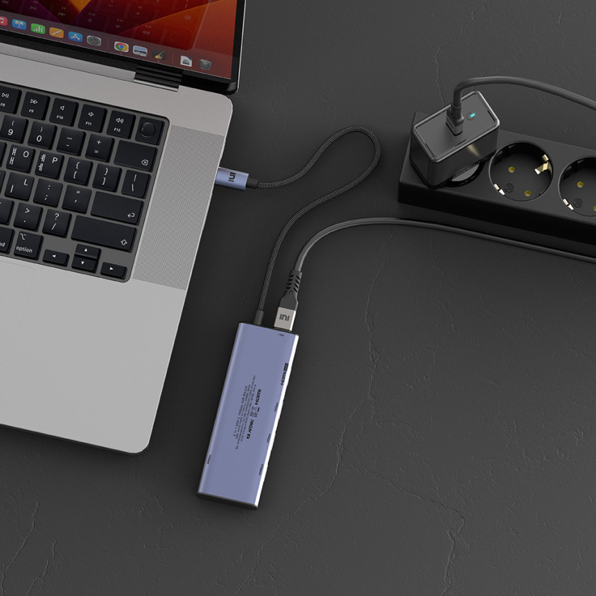 USB C타입 6in1 4K 60hz Gen2 10Gbps 멀티 허브 MH320 사진 4