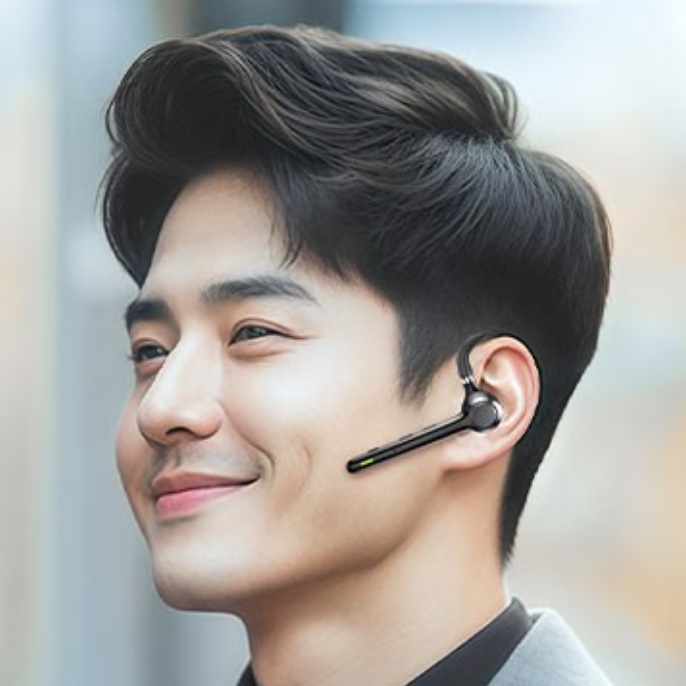 귀에 거는 이어폰 한쪽 이어폰 배달 통화 업무용 통화용 이어폰