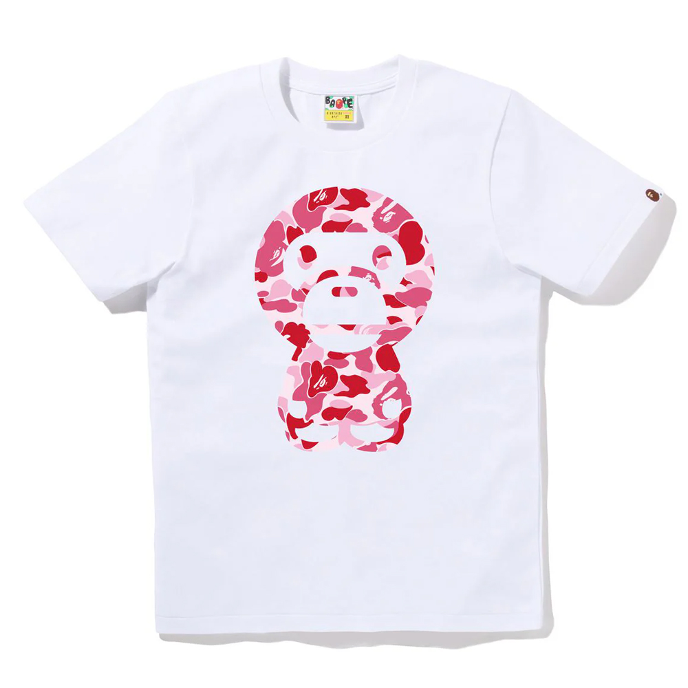 베이프 우먼즈 반팔티 ABC CAMO BIG BABY MILO TEE 2L20-210-001 - 상세 이미지 4