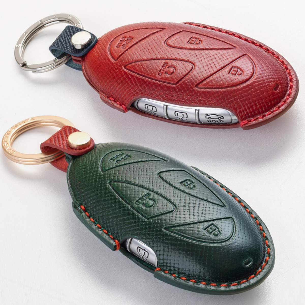 까사몬타 차키케이스 자동차 스마트 가죽 키커버 홀더 3D 전차종 제품 이미지