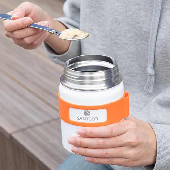 [산테코] 코지 보온죽통 500ml (밀크화이트) - 상세 이미지 2
