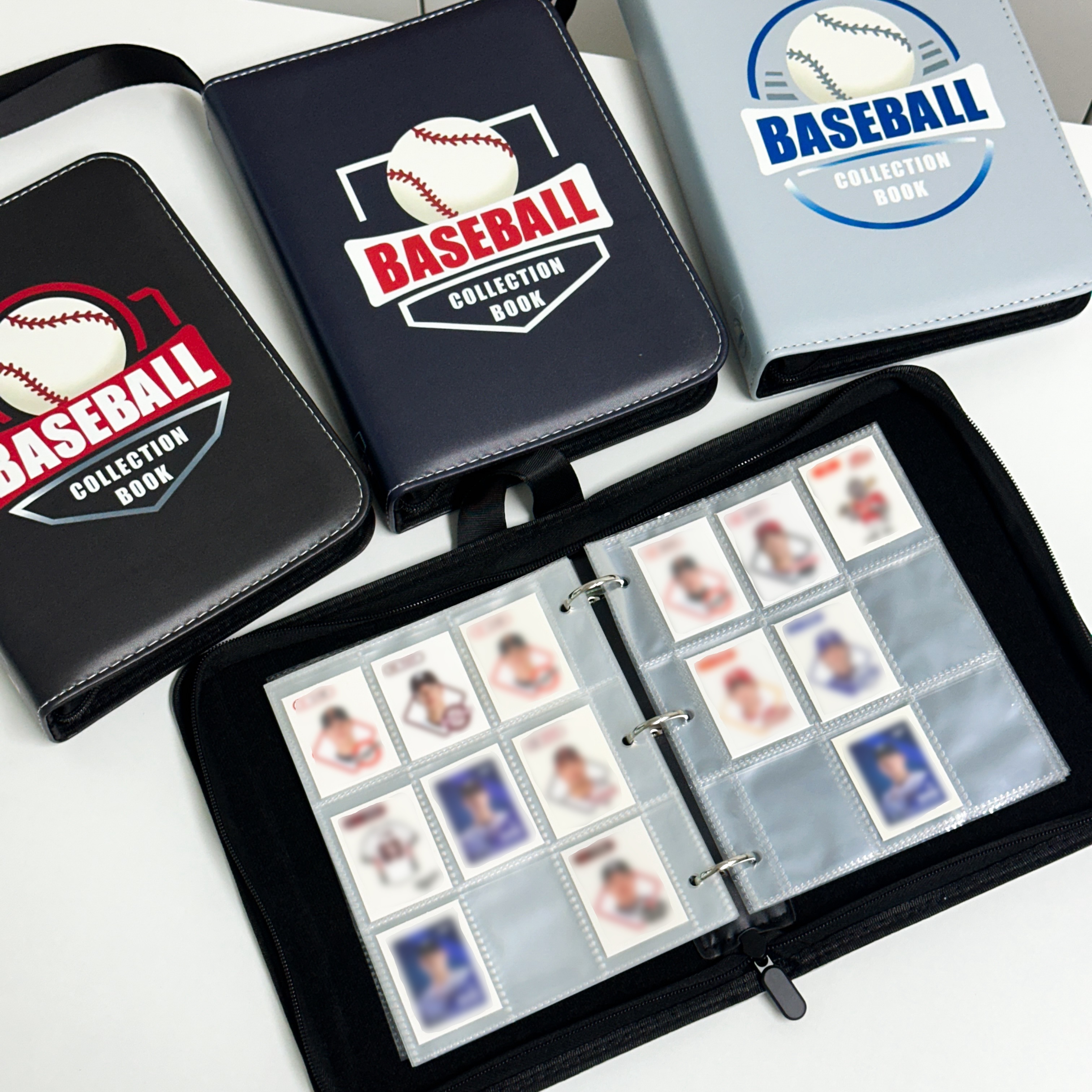 KBO 띠부씰 앨범 크보 프로야구선수 카드 도감 바인더 북 블랙 이미지 6