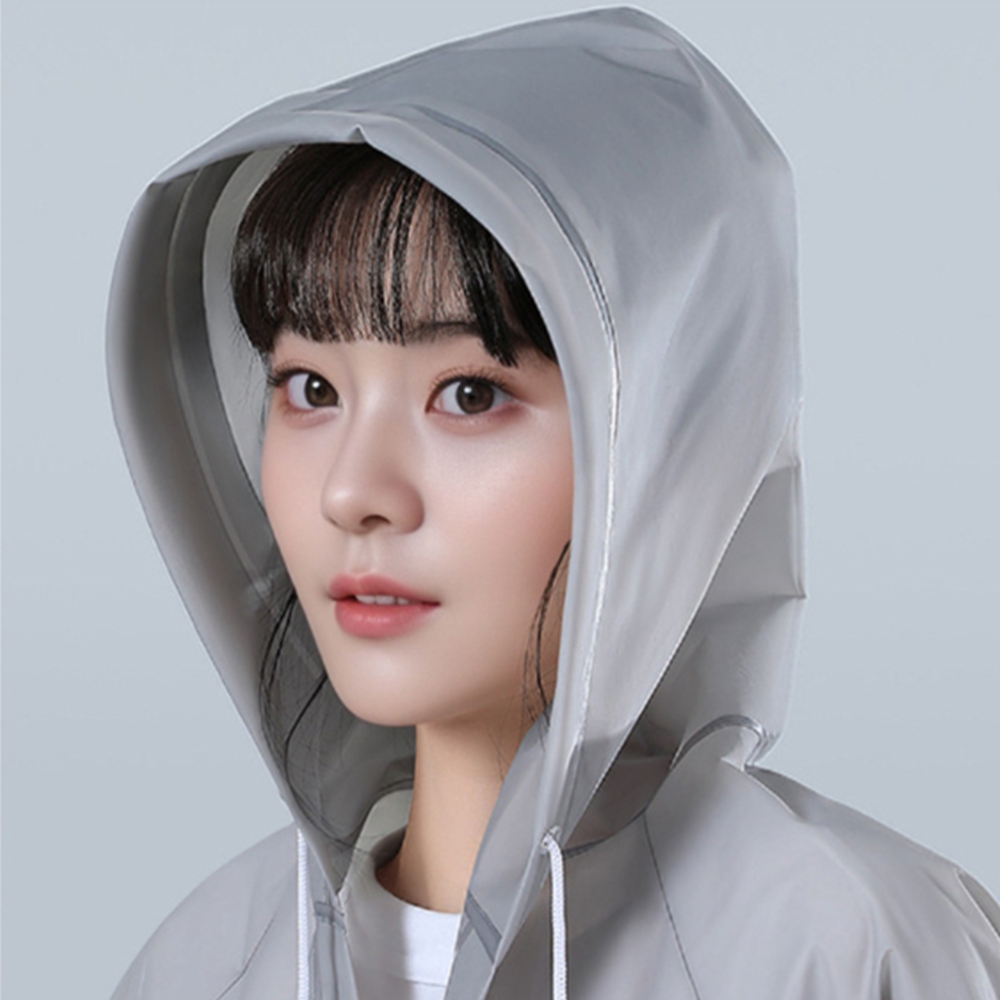 다회용 여성레인코트 성인 방수 우비옷 EVA 후드 판초 우의