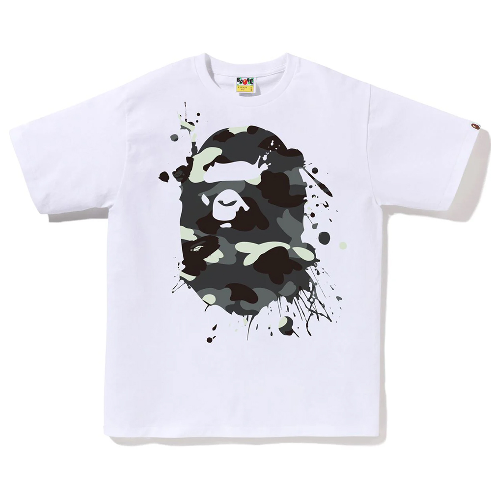 베이프 반팔티 CITY CAMO PAINTING APE HEAD TEE 1L80-110-029 - 상세 이미지 2