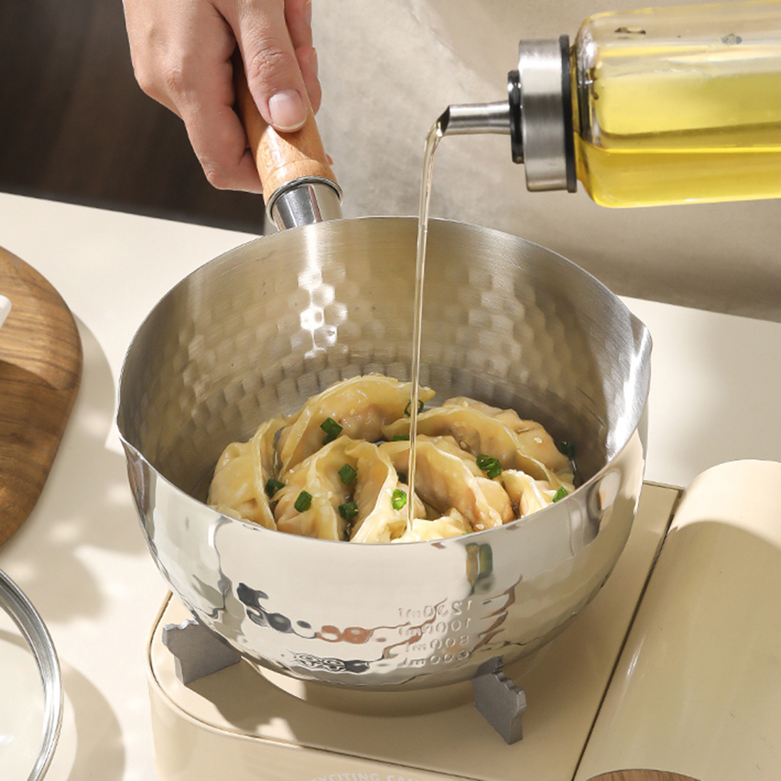 유키하라냄비 인덕션 이유식 육수다시냄비 업소용 일본편수 라면 물끓이는 밀크티팬 멀티팟 소형