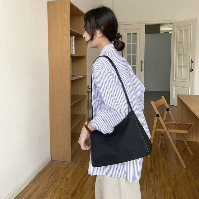 숄더백 가벼운 토트백 스퀘어 여성가방 - 상세 이미지 5