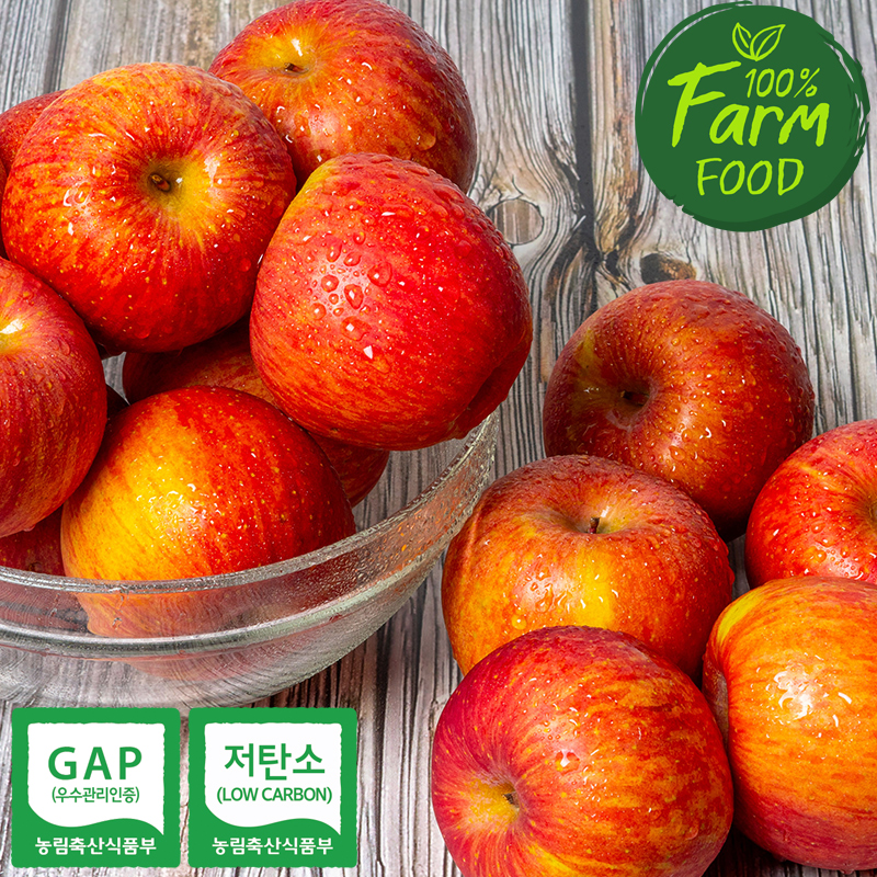 [25년 햇사과]아침 간편 한끼 주스용 고당도 GAP 저탄소 세척사과 부사 3.5kg(14~16과) - 상세 이미지 2
