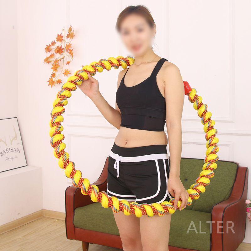 고중량 지압 훌라후프 뱃살빼기 무거운 2-2kg 면 제품 - 상세 이미지 3