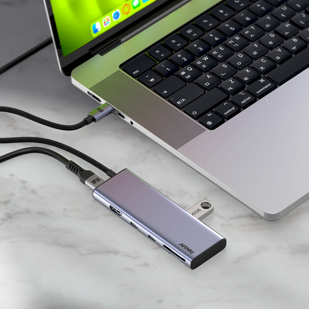 USB C타입 8in1 4K 60hz Gen2 10Gbps 멀티 허브 MH330 - 상세 이미지 5