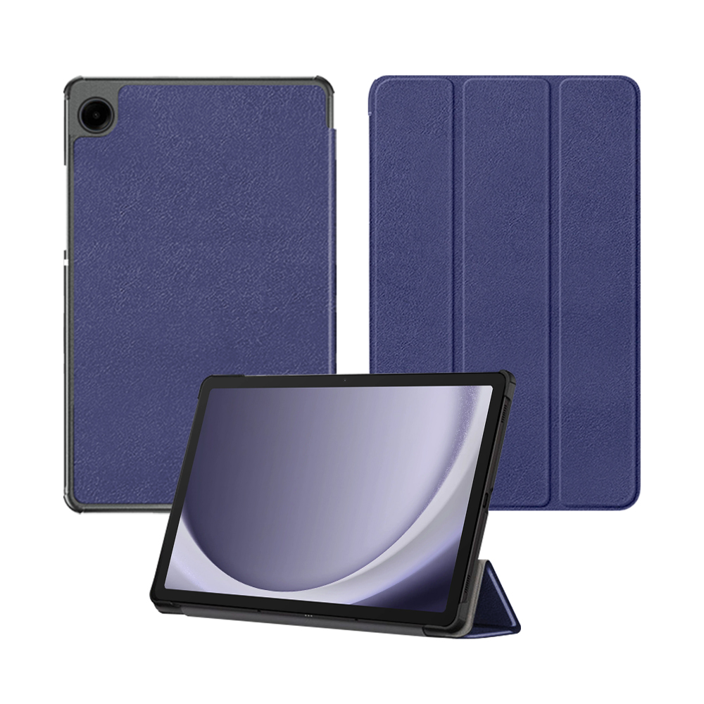 갤럭시탭 A9 케이스 스마트 북커버 심플 블랙, 탭 A9 - 상세 이미지 4
