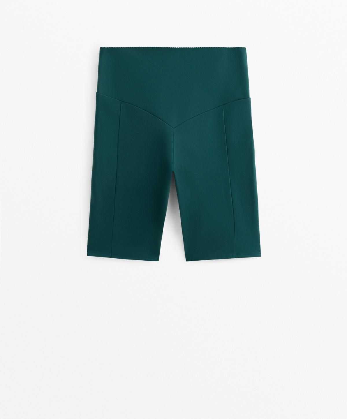 오이쇼 하이웨이스트 포켓 20cm 사이클링 레깅스 3225/254 SEAGREEN - 메인 이미지