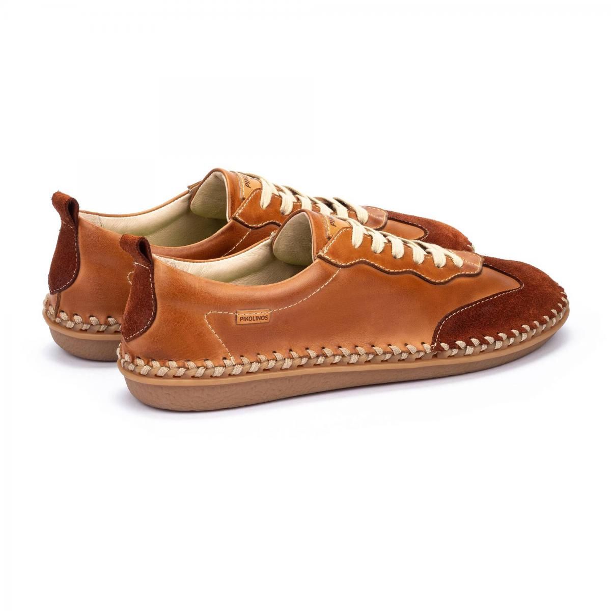 피콜리노스 리사이클 레더 스니커즈 PATERNA U9B-6811C1 BRANDY - 상세 이미지 4