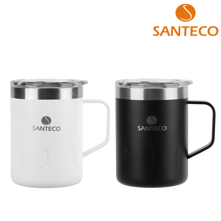 [산테코] 케미2 보온보냉컵 350ml (밀크화이트) - 상세 이미지 3