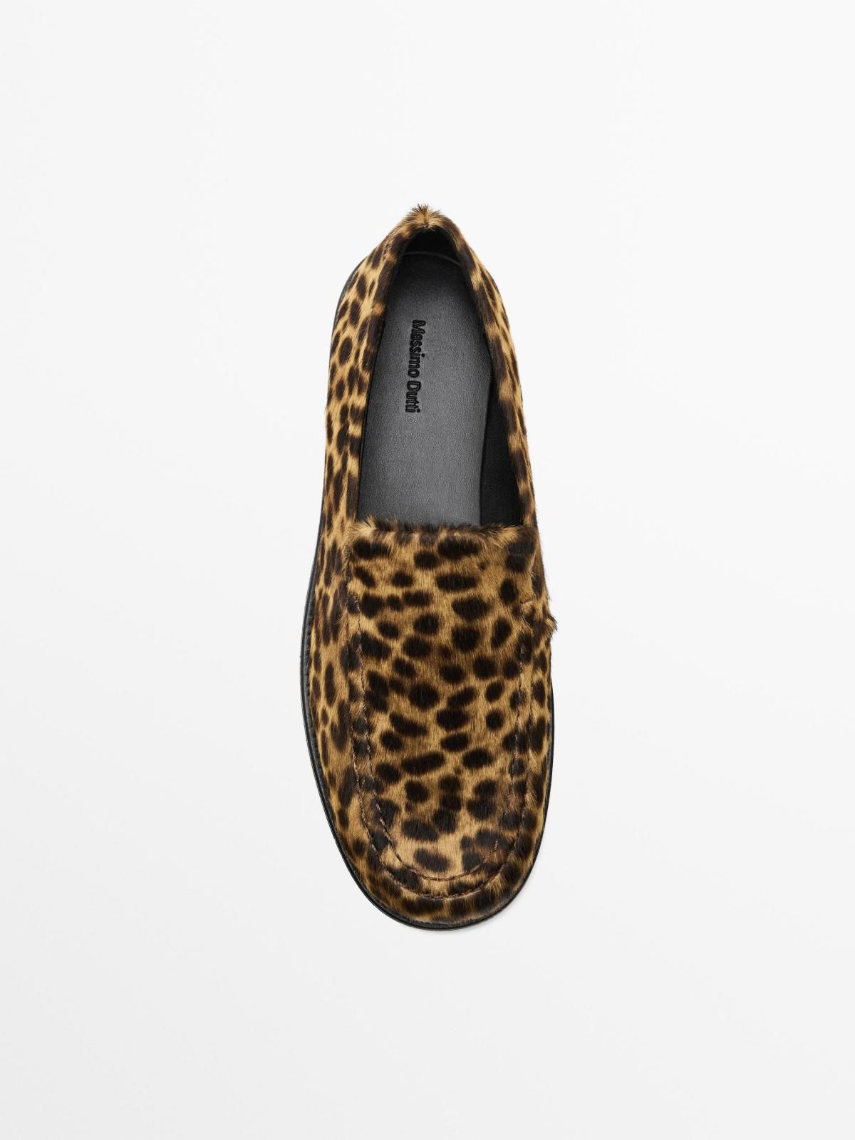 마시모두띠 애니멀 프린트 스웨이드 로퍼 1528/650 LEOPARD - 상세 이미지 4