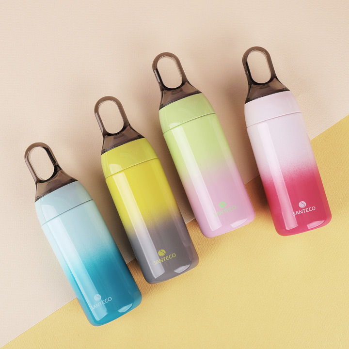 [산테코] 요가슬림 스텐 보온보냉 텀블러 280ml (퍼스트키스핑크) - 상세 이미지 3