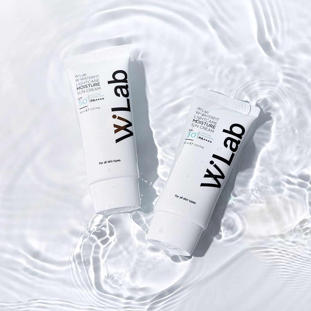 [수분선크림] 더블유 워터핏 라이트케어 모이스처 수분 선크림 SPF50+ PA++++ 60ml, 2개 이미지 6