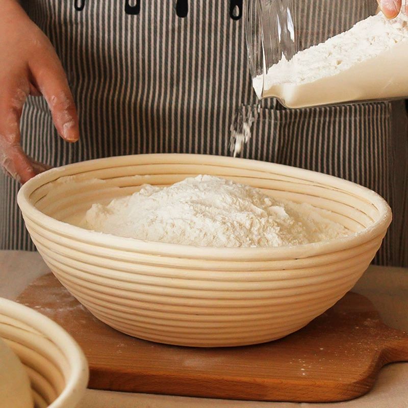 반죽 발효통 호밀빵 타원형 깜빠뉴 사워도우 원형 빵 발효 바구니 20cm - 상세 이미지 4