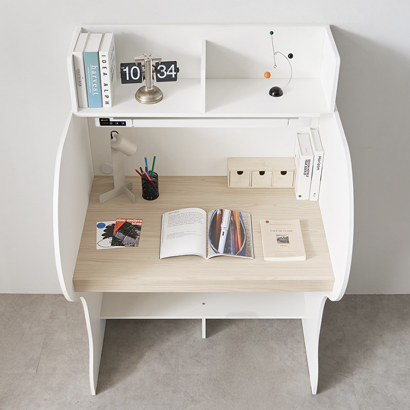 e스마트 엘리트 학생 1인 와이드 가정용 독서실책상 930 LED스탠드 포함